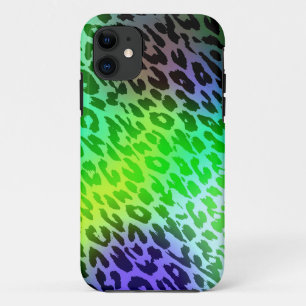 Capa Para iPhone 11 Pele retrorlegal de impressão animal do leopardo