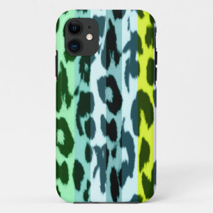 Capa Para iPhone 11 Peles de pele de couro impressa em animais de arte