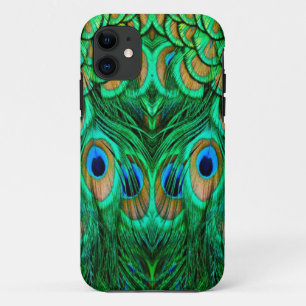 Capa Para iPhone 11 Penas de Peacock Gloriosas