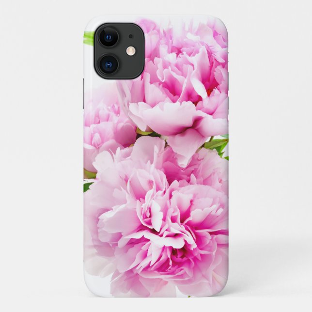 Capa Para iPhone 11 Peony Rosa (Verso)