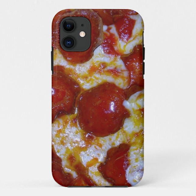 Capa Para iPhone 11 Pepperoni Pizza (Verso)
