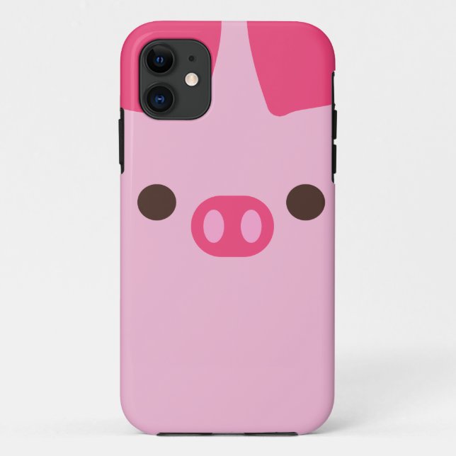 Capa Para iPhone 11 Pequeno Piggy (Verso)