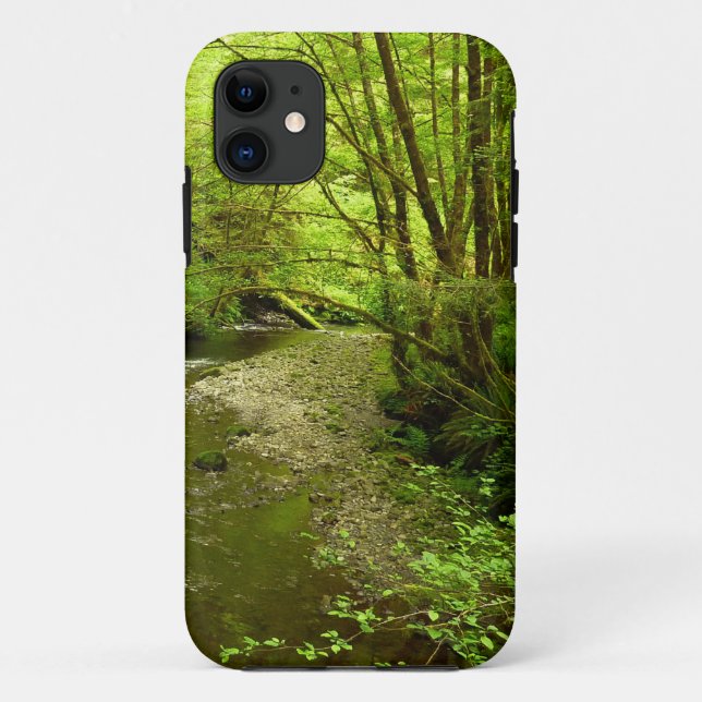 Capa Para iPhone 11 Perdido Homem Creek I no Parque Nacional de Redwoo (Verso)