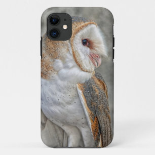 Capa Para iPhone 11 Perfil da coruja de celeiro
