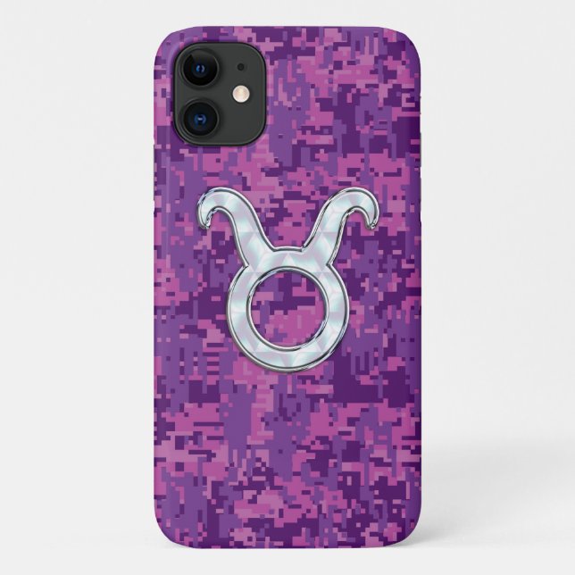 Capa Para iPhone 11 Pérola Como Taurus Sinaliza Camuflagem Digital Ros (Verso)