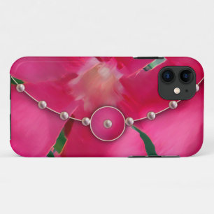 Capa Para iPhone 11 Pérolas cor-de-rosa
