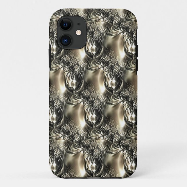 Capa Para iPhone 11 Pérolas Douradas (Verso)