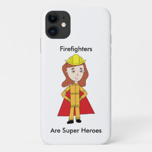 Capa Para iPhone 11 Personalização do Super Herói da Bombeiro