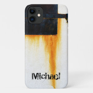 Capa Para iPhone 11 Personalizado - Parede do Bar enferrujado
