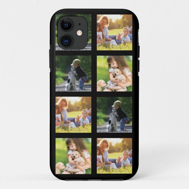 Capa Para iPhone 11 Personalizar colagem de fotos (Verso)