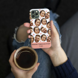 Capa Para iPhone 11 Personalizar imagem do rosto Coração Engraçado Pad