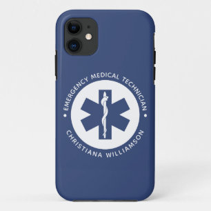 Capa Para iPhone 11 Personalizar símbolo EMT - Técnico médico de emerg