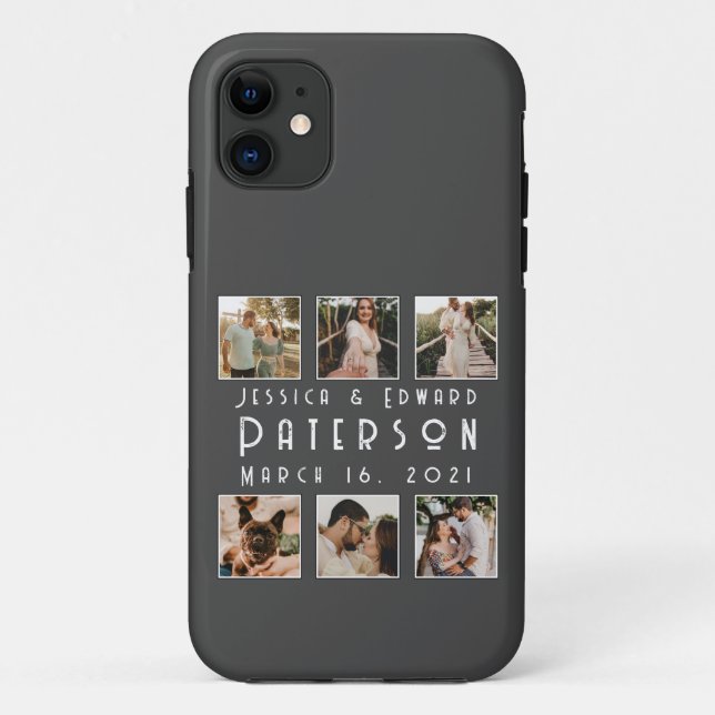 Capa Para iPhone 11 Personalize-O, Ame Fotos Moderno Presente Personal (Verso)