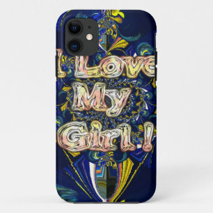 Capa Para iPhone 11 Personalize seu amor infinito: Eu amo minha garota