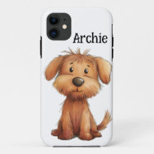 Personalized Scruffy Dog Phone Case