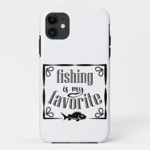 Capa Para iPhone 11 Pesca é minha citação favorita
