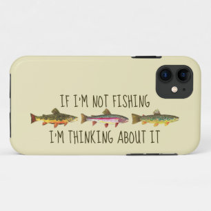 Capa Para iPhone 11 Pescador de Truta Humorístico