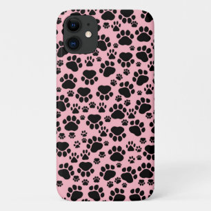 Capa Para iPhone 11 Pestanas, Patas Negras, Patas De Cães, Patas De An