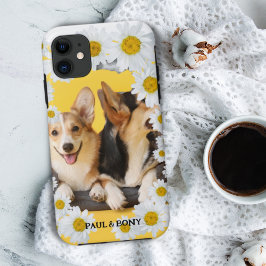 Capa Para iPhone 11 Pet Personalizado De Cão De Gato Floral Pet Person