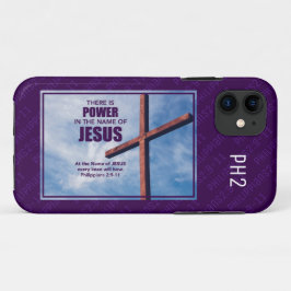 Capa Para iPhone 11 Philippians 2:9-11 | NOME DA Cruz Cristã JESUS
