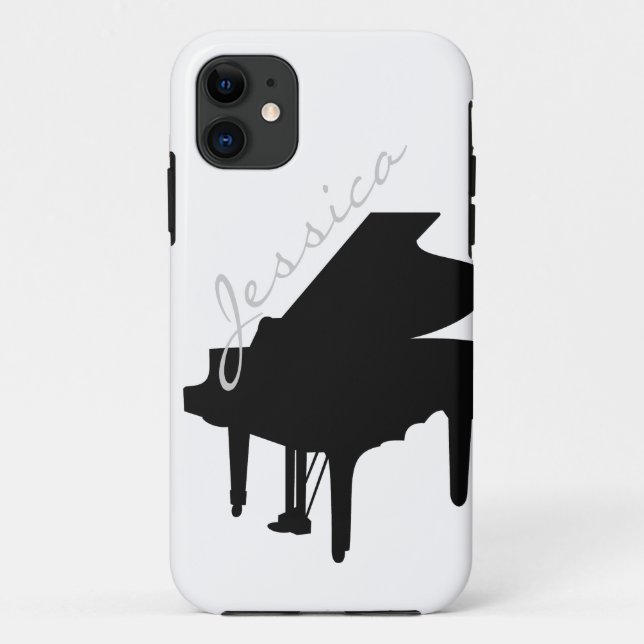 Capa Para iPhone 11 Piano (Verso)