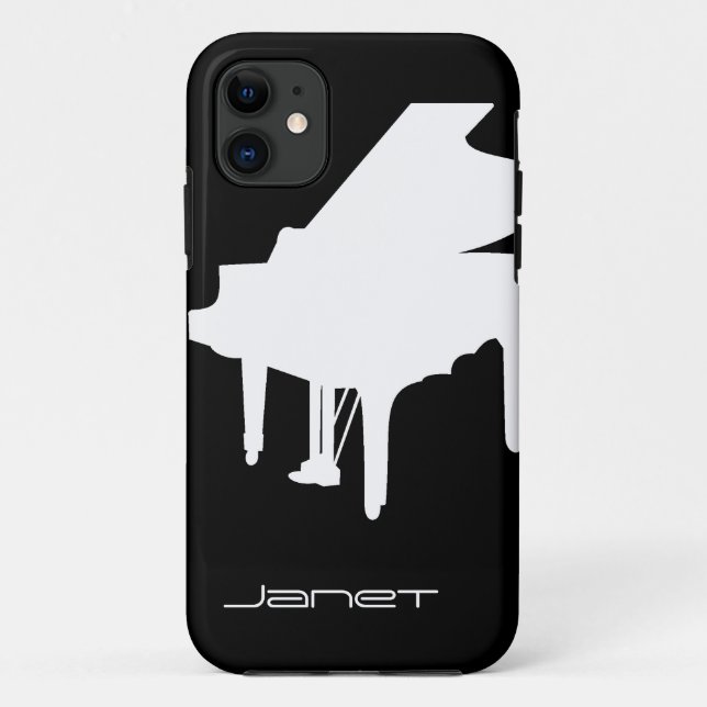 Capa Para iPhone 11 Piano (Verso)
