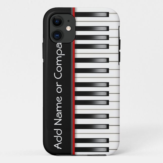 Capa Para iPhone 11 Piano eu telefono ao caso 5 personalizado (Verso)