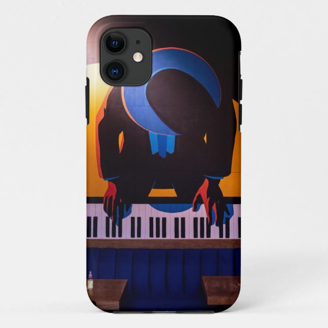Capa Para iPhone 11 Piano incrível (Verso)