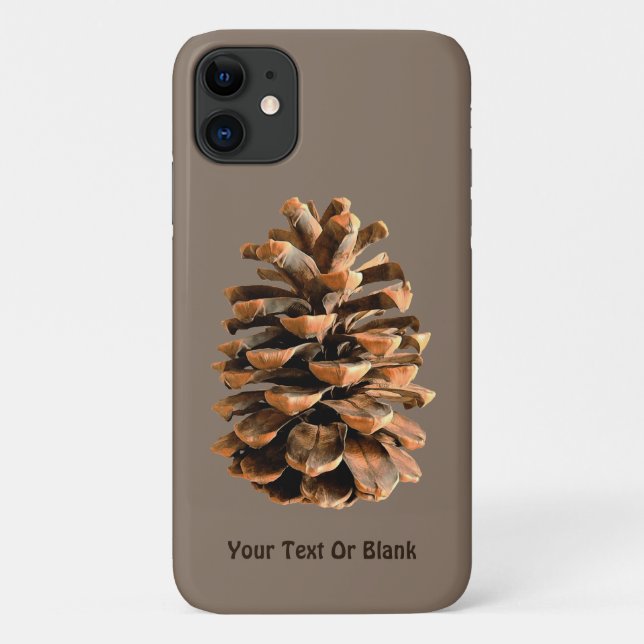Capa Para iPhone 11 Pine Cone (Verso)