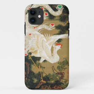Capa Para iPhone 11 Pine Tree & Phoenix (Love Heart Phoenix), Jakuchu