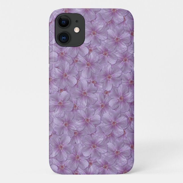 Capa Para iPhone 11 Pineywoods Geranium Padrão Sem Costura (Verso)