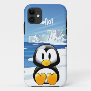 Capa Para iPhone 11 Pinguim bonito