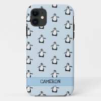 Pinguim-branco-branco-preto personalizado