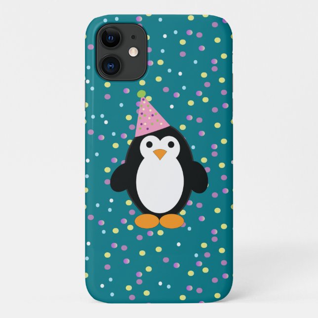 Capa Para iPhone 11 Pinguim do Partido Custa (Verso)