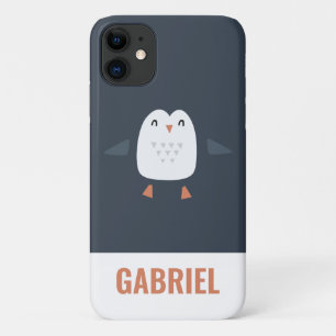 Capa Para iPhone 11 Pinguim engraçado festivo e engraçado personaliz