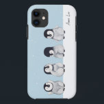 Capa Para iPhone 11 Pinguim Personalizado<br><div class="desc">Arte pinguim bonita em um caso do iPhone 11.</div>