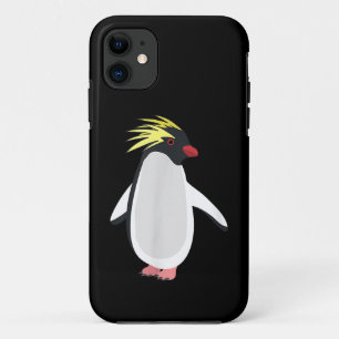 Capa Para iPhone 11 Pinguim Rockhopper Fofo Animal Antártico Engraçado