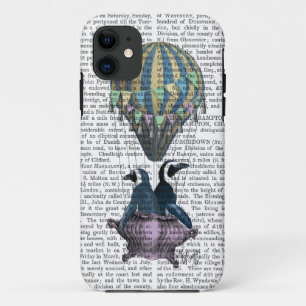 Capa Para iPhone 11 Pinguins do vôo