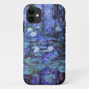 Capa Para iPhone 11 Pintor de lírios azuis por Claude Monet