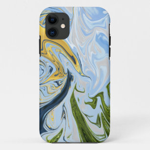 Capa Para iPhone 11 Pintura Colorida de Abstrato   Melhor abstrato