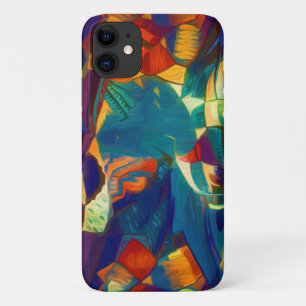 Capa Para iPhone 11 Pintura de Abstrato