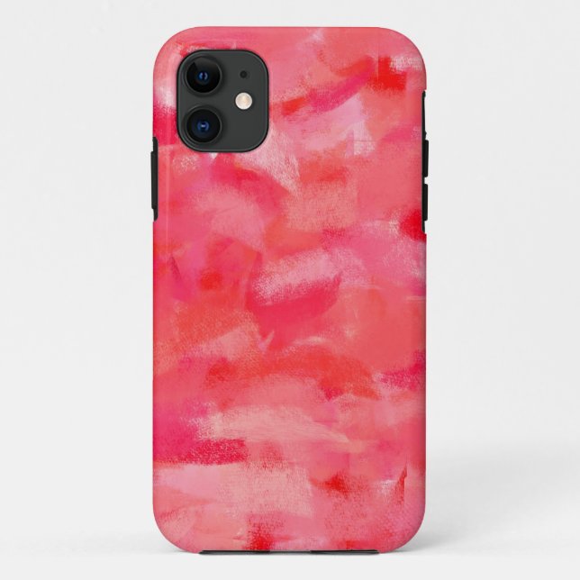 Capa Para iPhone 11 Pintura de Abstrato a quente 4 (Verso)