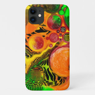 Capa Para iPhone 11 Pintura de Abstrato de outono