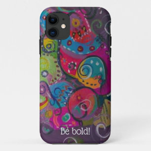 Capa Para iPhone 11 pintura em espiral de abstrato