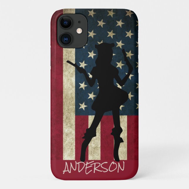 Capa Para iPhone 11 Pirata Americana Personalizada (Verso)