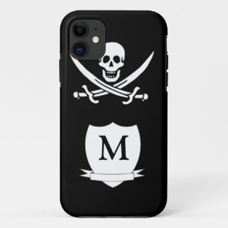 Capa Para iPhone 11 Pirata e monograma