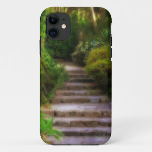 Capa Para iPhone 11 pista de jardim de sonho