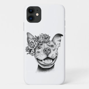 Capa Para iPhone 11 Pitbull Flor
