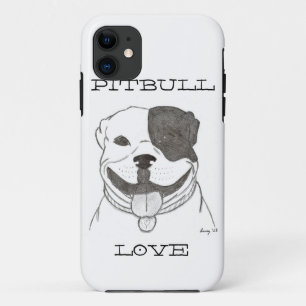 Capa Para iPhone 11 Pitbull Love iPhone 5 Tough Extreme Case
