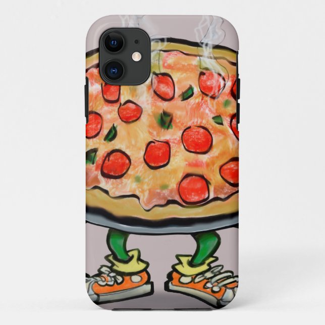 Capa Para iPhone 11 Pizza (Verso)